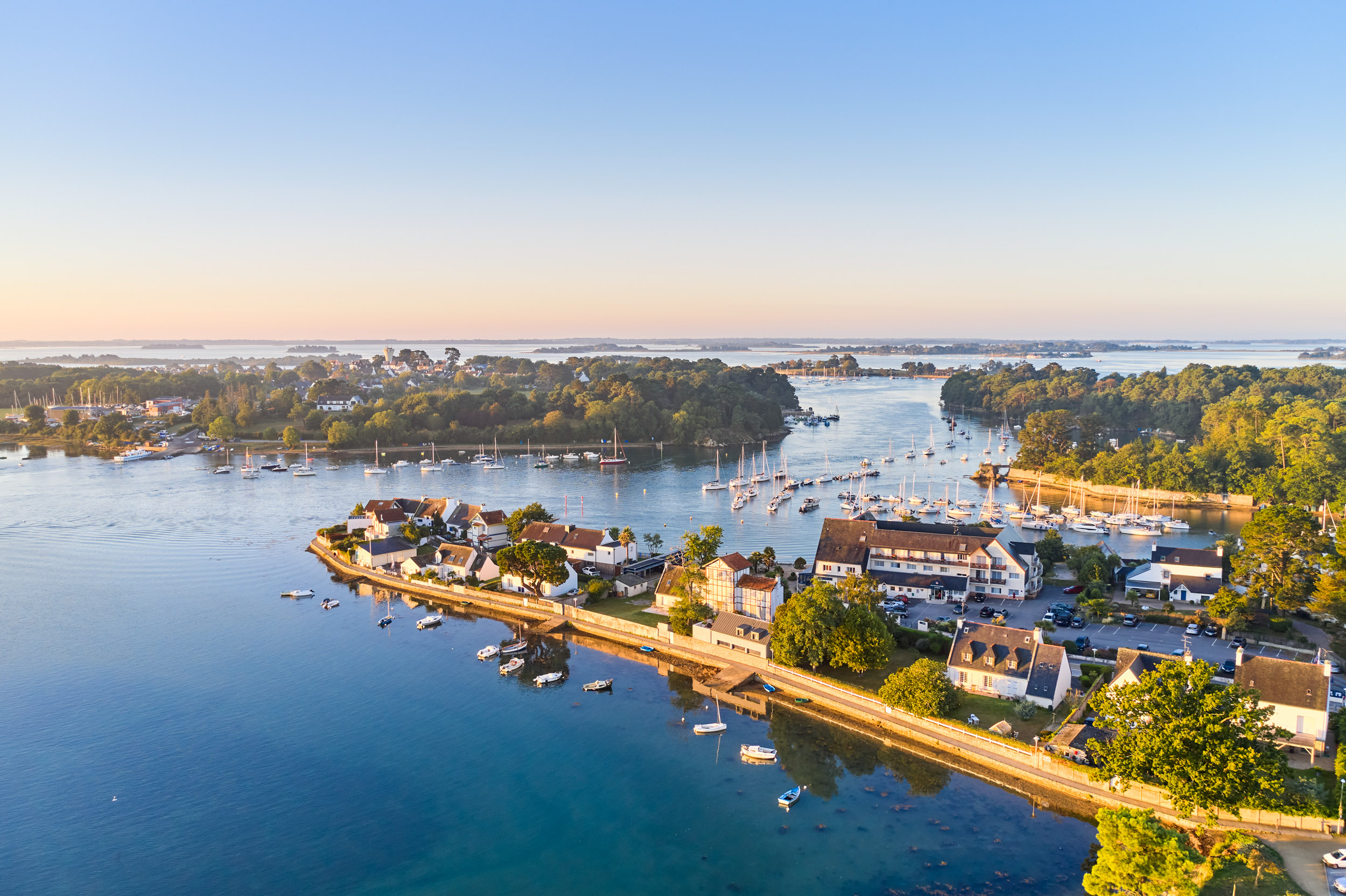 Conleau à Vannes, dans le Golfe du Morbihan